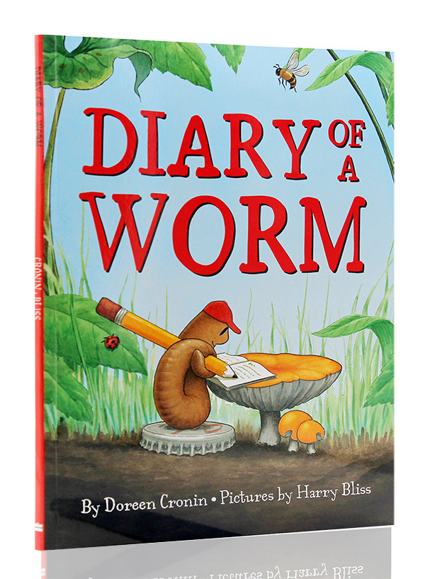 进口英文原版 diary of a worm 蚯蚓的日记 廖彩杏书单