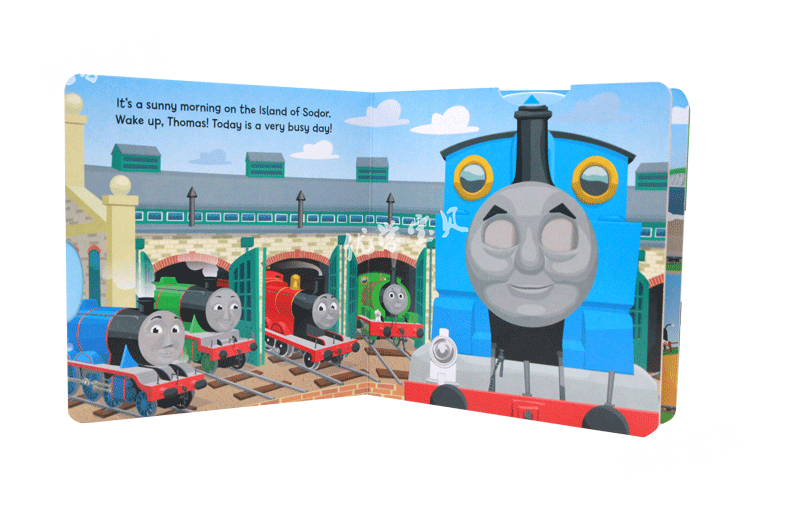 英文原版绘本 小火车托马斯和他的朋友们 thomas & friends busy