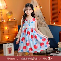 Balabala baby Summer little girl spring and summer thin dress dress short dress Princess girl fashion foreign style