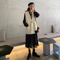 2020 new womens early autumn clothing light luxury high-end socialite temperament age age thin Gentle Wind Autumn Winter Dress skirt