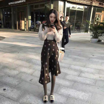 2021 New Early Autumn style autumn high cold temperament mature Hyuna Academy style two-piece set early autumn Womens