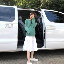 2021 new spring and autumn womens high-end temperament light luxury ladies age reduction slim dress autumn and winter