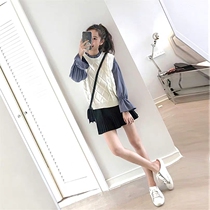 2021 New womens clothing Spring Fall high-end temperament Less Lean Temperament Even Clothes Skirt Goddess Fan early autumn Winter
