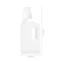 1000ml Laundry Detergent Replacement Bottle Flexographic Agent Split Bottle Plastic Liquid Empty Bottle Powder with lid Large capacity 1L