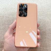 Suitable for Huawei p40pro mobile phone case p40 Grapefruit color p40pro all-inclusive camera liquid silicone glass lens por ultra-thin cover for men and women 5G limited edition p30 anti-fall ten p