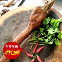 Chaoshan Haloed Goose head Chaozhou Rukee New Year goods Polymeal Zhengzong Chaoshan Brine Lion Head Goose and Goose Meat 2 copies
