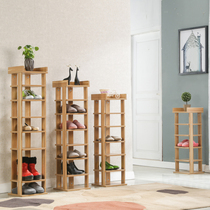 Household door simple shoe rack indoor multi-layer shoe shelf dust-proof door rear narrow shoe cabinet economical storage artifact