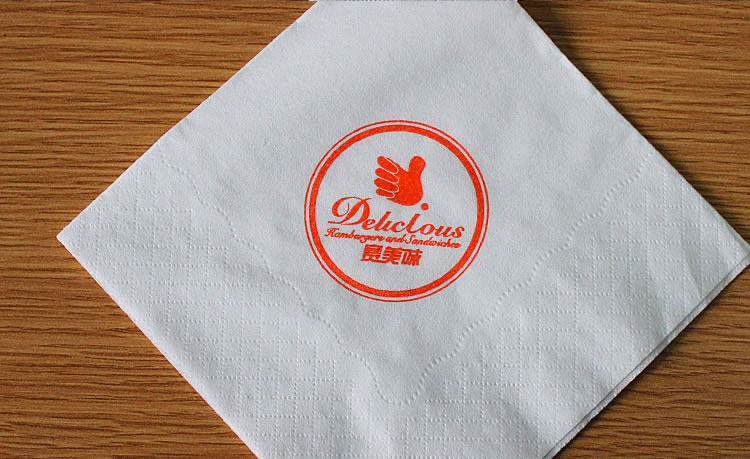 定制可印logo设计饭店餐巾纸餐厅纸订做方巾散装酒店印字快餐抽