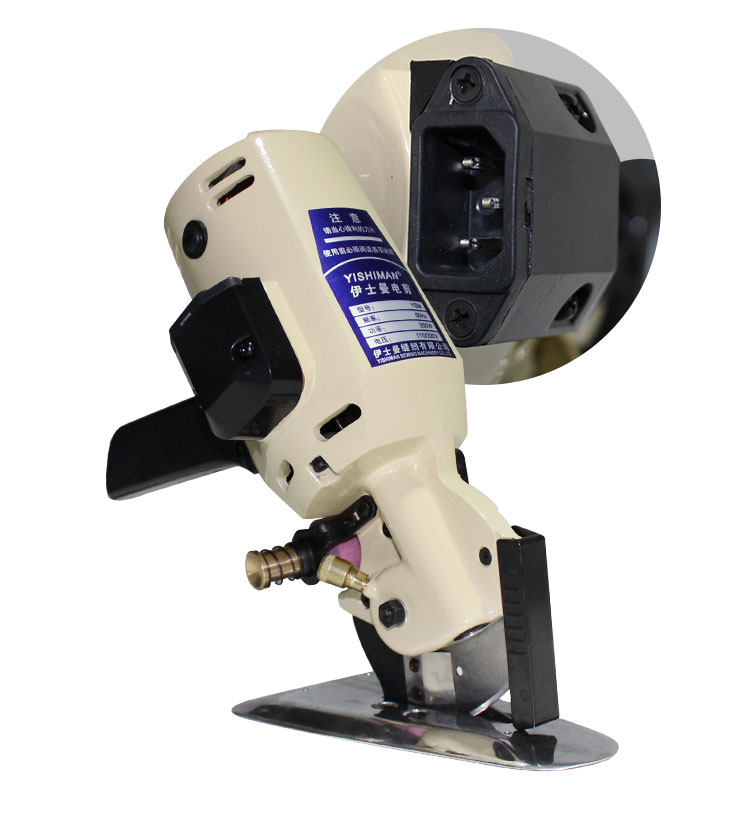 返回首页 >> 速特机械设备 >>  伊士曼100型手提式电动圆刀电剪刀切布