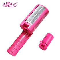 Folding hair remover dry cleaning brush portable clothes dust brush electrostatic hair removal brush pet hair brush