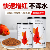 Old fisherman blood parrot fish feed Red parrot fish special fish food Red tropical fish Ornamental fish Rich fish fish food