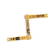 10000 meters to write a book three-fold ruler two kinds of tape ruler and wooden ruler