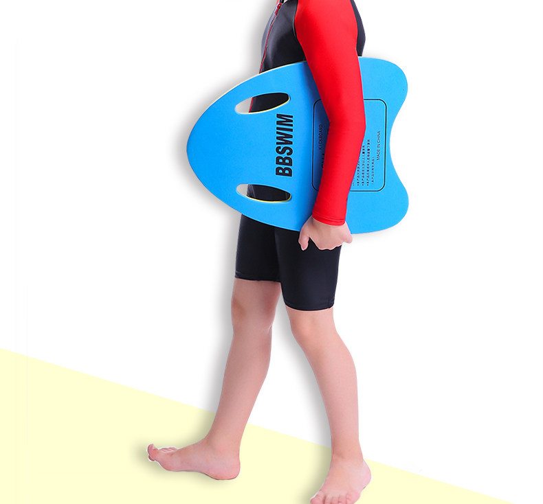 儿童泳衣男童长袖游泳衣中大童小孩防晒连体全身泳装宝宝速干泳衣