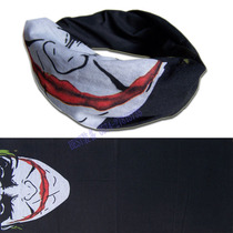 Five seamless magic headscarves Shade face towels Wrist towels Riding sweat towels Horror clowns