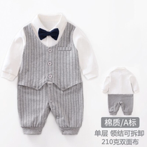 Spring and summer gentleman holiday two-piece one-piece full moon 100-day year-old suit Y501 666