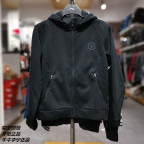 2019 winter Li Ning new Wade series plus velvet warm cardigan long-sleeved hooded sweater jacket AWDP585