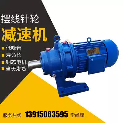 Changzhou cycloid pinwheel reducer horizontal vertical BWD XWD BLD XLD with explosion-proof motor mixer