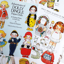 Tomato soup doll hand account material dolly dingle paper doll dress up paper doll paper doll group C