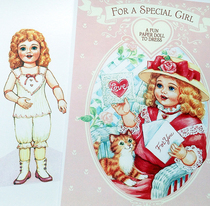 french doll paper doll dressing up paper doll changing clothes