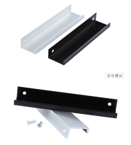 Handle modern minimalist wardrobe extended cabinet door kitchen cabinet door black cabinet Nordic door handle drawer wine cabinet