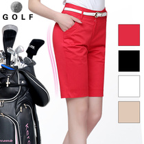 GOLF pants female summer Korean loose slim slim straight pants five-point pants GOLF pants pants shorts 5 points