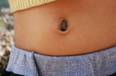 标签:肚脐