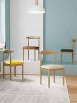 Desk Chair Study Stool Back Study Bedroom Home Dining Table Dining Chair Imitation Solid Wood Horn Chair Simple Modern