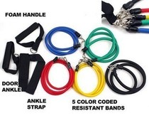 Ruler stretch rope 11 sets fitness tension rope elastic rope resistance pull rope fitness belt