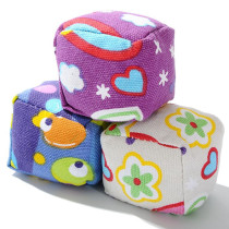 Wear-resistant handmade sandbags kindergarten small sandbags throw sandbags leak-proof cartoon canvas sandbags childrens sandbags