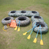 New fishing boat thickened rubber inner tube boat net folding rubber boat homemade tire fishing boat inflatable boat rafting