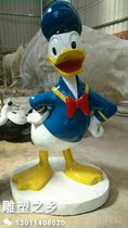 Mickey Mouse Don Old Duck Sculpture TV Movie Cartoon Cartoon Character Sculpture