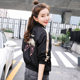 Spring and autumn new Korean shirt fashion embroidered short coat female loose student bf jacket small baseball uniform Spring and autumn new Korean shirt fashion embroidered short coat female loose student bf jacket small baseball uniform