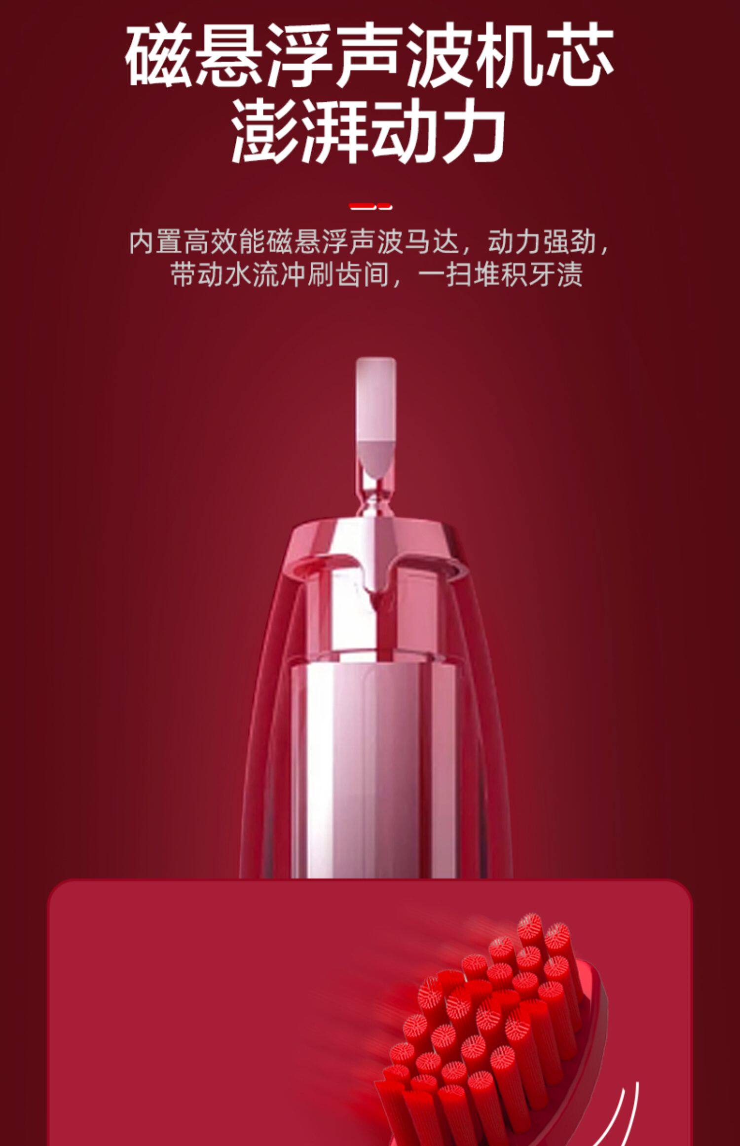 德国铂瑞br-x1充电式声波电动牙刷全自动学生党男士女生情侣套装_购省