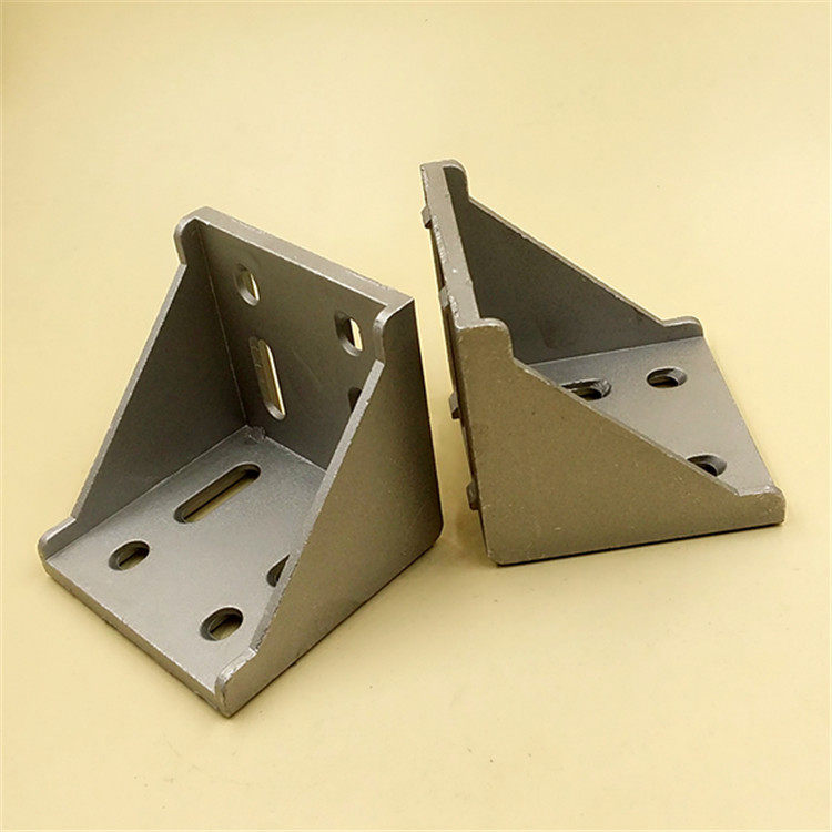 8080欧标工业铝型材配件 8080加强直角角件角码机架连接用配件