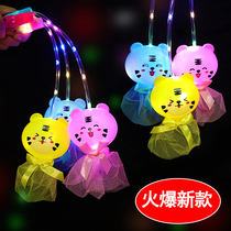 2022 New Years new portable cartoon glowing Year of the Tiger Lantern Childrens Gift Gift Toys Stalls