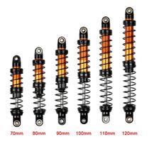 Double Section Spring Shock Absorbers 1 10 Climbing Car Metal Oil Pressure Shock Absorbers TRX4 SCX10 90046