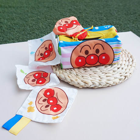 Japanese bread Superman infant appeasing toy simulation fabric sheds tissue cassette toy 0-6 months Japanese bread Superman infant appeasing toy simulation fabric sheds tissue cassette toy 0-6 months