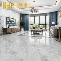 Ceramic tile Nordic living room Diamond Crystal tile 800*800 light gray bedroom floor tile non-slip wear-resistant full cast glaze