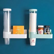 With lid assembly Dormitory Creative automatic extraction style Disposable Cup Theorizer Pumping Barrel Finishing Free of perforated dust