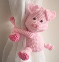 162 Pig knitting drawing doll Chinese illustration Crochet electronic hand book Wool tutorial