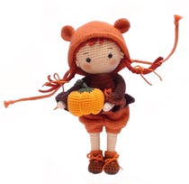 325 Bonnie knitting drawing doll Chinese illustration crochet electronic drawing wool tutorial