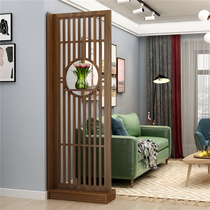 New Chinese-style porch partition screen simple modern entrance living room shielding shelf office isolation decorative wall