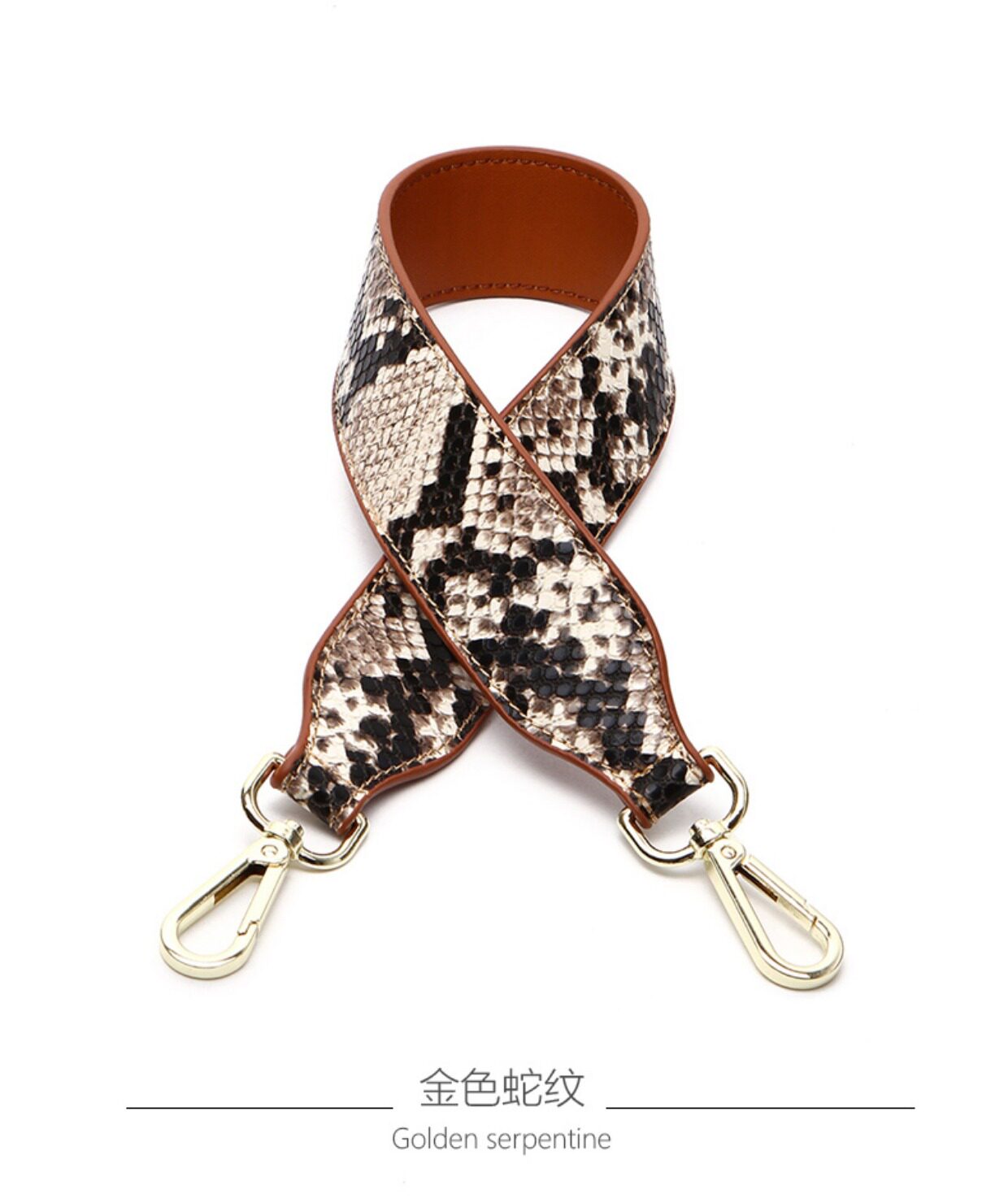 新款女包肩带手提包真皮包带子花朵彩色背带单肩加宽包带肩带配件_双