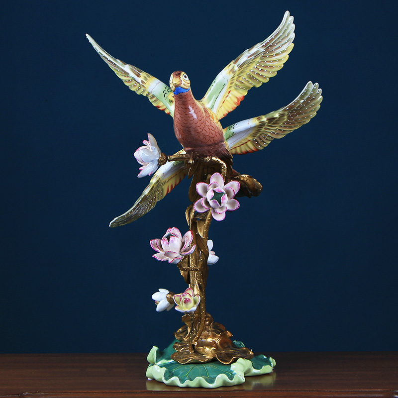 European example room, living room, a pair of lovebirds furnishing articles ceramics handicraft decoration home decoration wedding housewarming gift