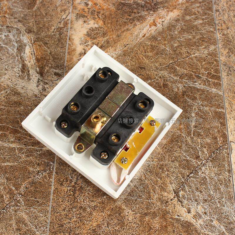 家用 空调86型曲架开关 30a电热水器 全新空调220v开关带灯