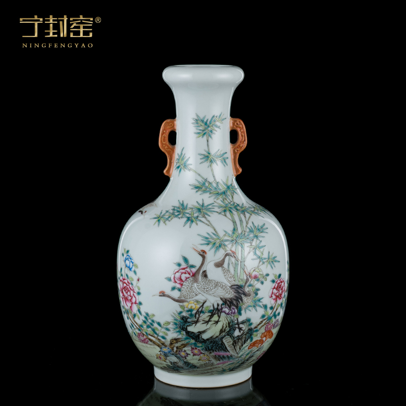 Better sealed up with pure manual imitation the qing yongzheng emperor qianlong lots of archaize ceramic vase orphan works [48] period