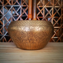 Shanhetang Ode Bowl Carving Sound Bowl ornaments Nepal handmade professional music healing Buddha music bowl yoga