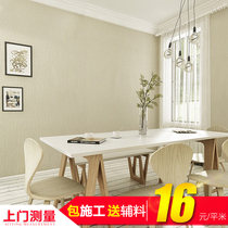 Chengdu door stickers non-woven wallpaper strips modern simple round Net foam bedroom living room wallpaper XF