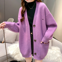 2020 new gestational woman clothes autumn clothing jacket 100 hitch pure color blouse open and autumn winter payment in the middle and long fur coat