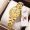 Steel belt all gold women's watch